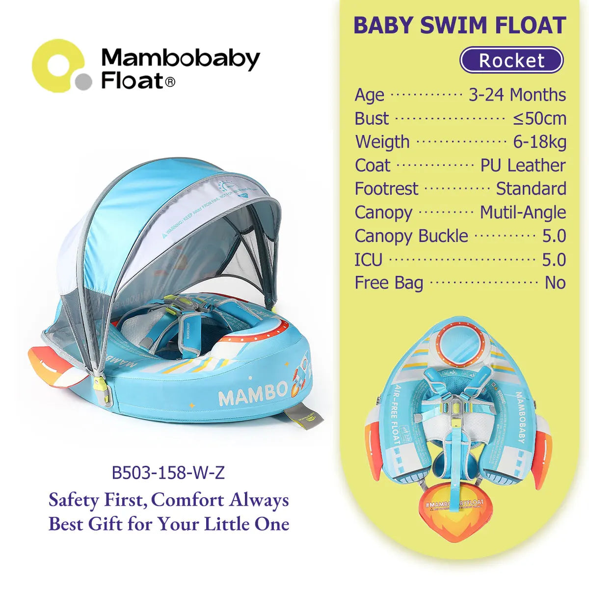 Mambobaby Baby Pool Float Vip 5 Dropshipping Blackproof Pool Mat For Infant Non-Inflatable Natation Buoy With Parasol Beach Toys