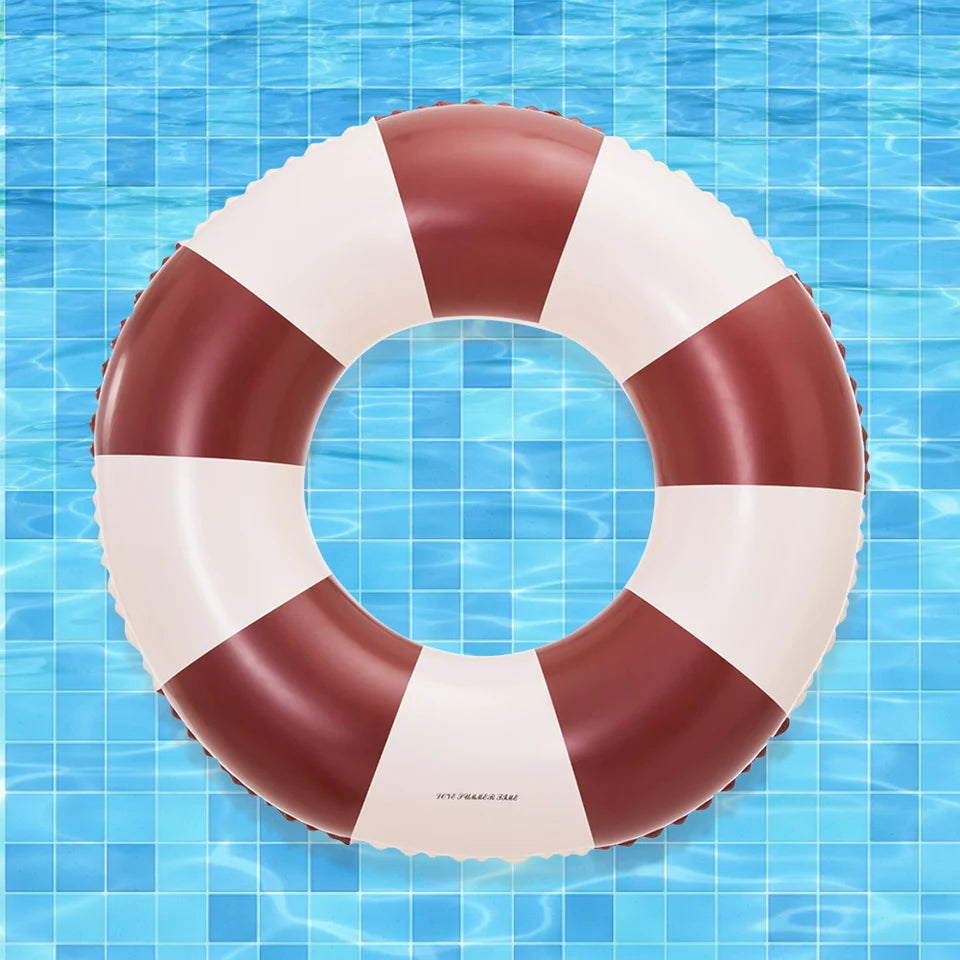 Inflatable Swimming Pool Floats Leakproof PVC Inflatable Swim Ring Floating Blow Up Swim Tube Summer Beach Pool Accessories