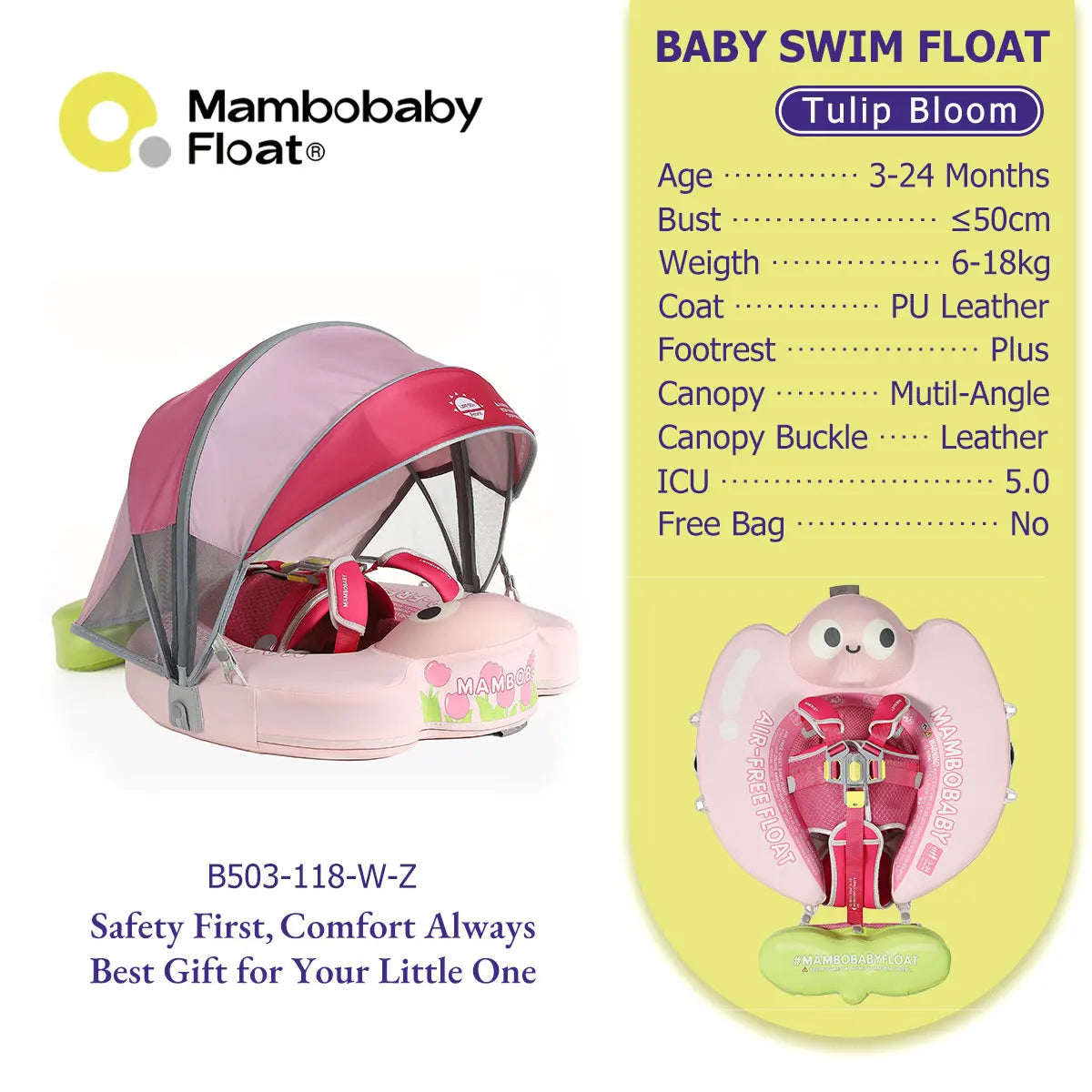 Mambobaby Baby Pool Float Vip 5 Dropshipping Blackproof Pool Mat For Infant Non-Inflatable Natation Buoy With Parasol Beach Toys